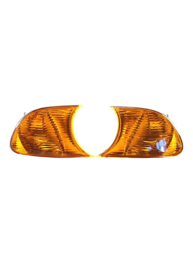 NIBEMINENT 1-Pair Corner Lights Amber Lens - Image 1