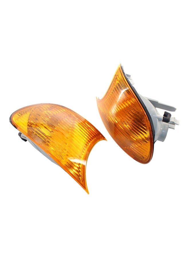 NIBEMINENT 1-Pair Corner Lights Amber Lens - Image 3