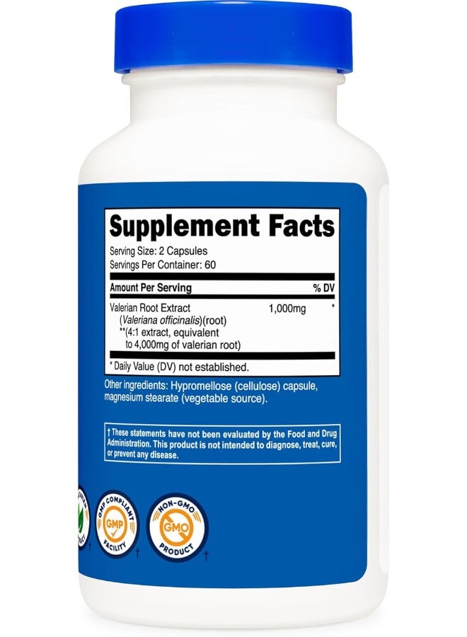 كبسولات جذر الناردين من نوتريكوست 4000 مجم، 120 كبسولة - Image 4