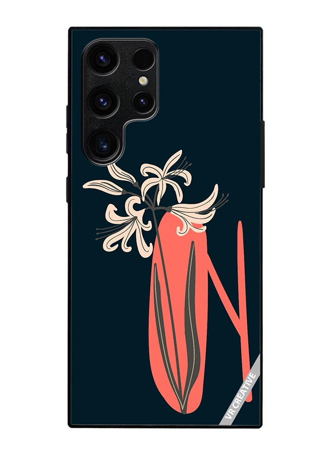 VR CREATIVE Protective Case Cover For Samsung Galaxy S25 Ultra Alphabet N Design Multicolour