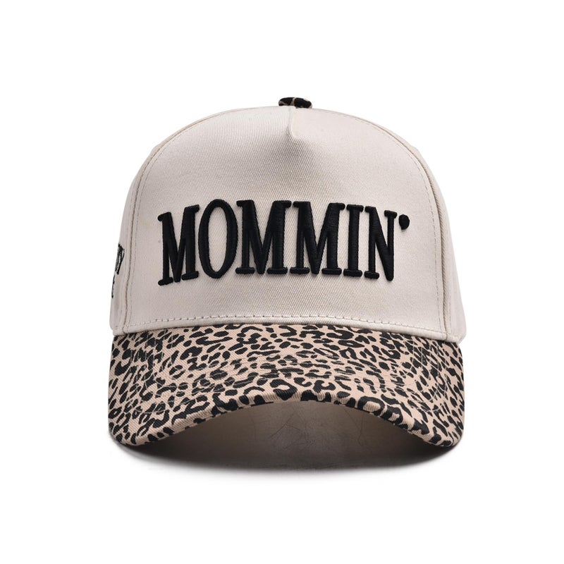 Abdkw Mommin Trucker Hat,Vintage Two-Tone Women's Baseball Cap,Leopard Mom Hat,Mama Birthday Gifts, Mothers Day Gifts For Mom,Mother's Day Gifts From Daughter Husband Son Kids - Image 1