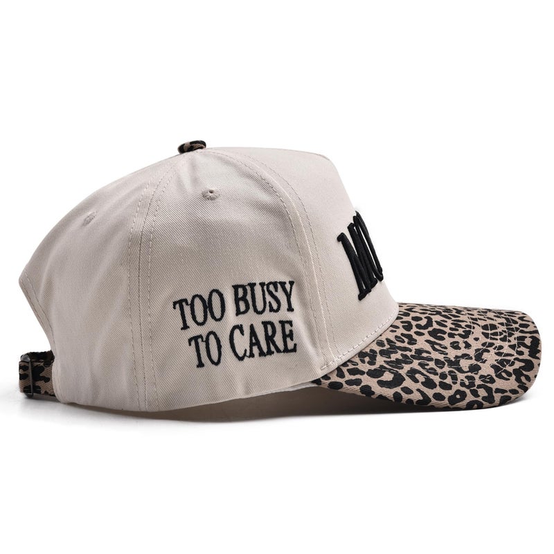 Abdkw Mommin Trucker Hat,Vintage Two-Tone Women's Baseball Cap,Leopard Mom Hat,Mama Birthday Gifts, Mothers Day Gifts For Mom,Mother's Day Gifts From Daughter Husband Son Kids - Image 3