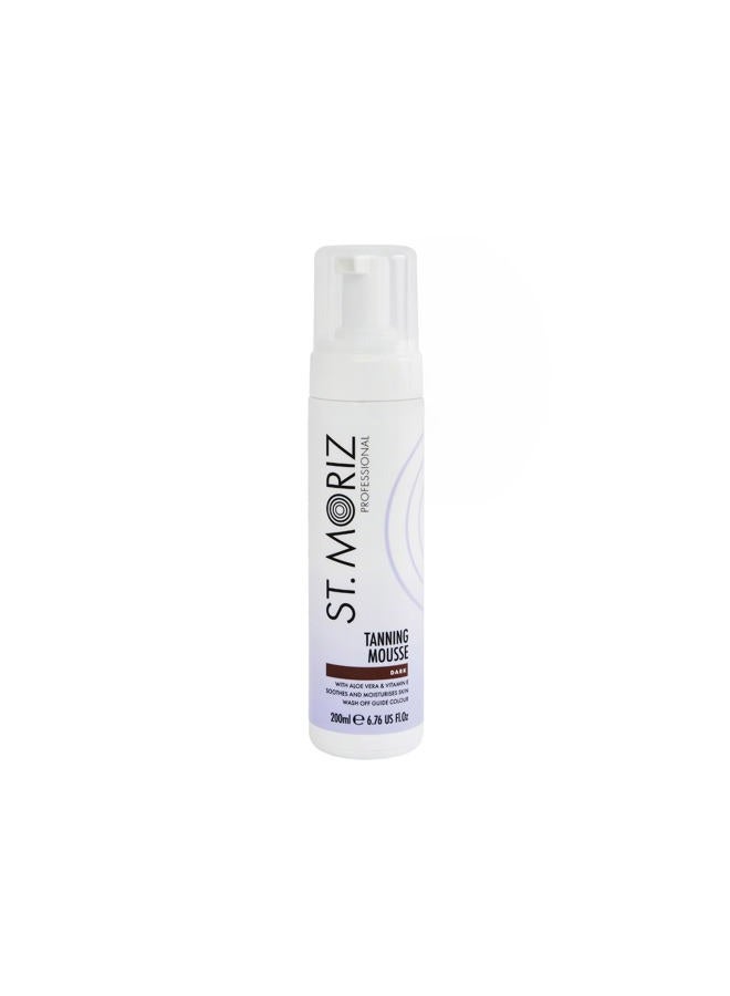 St. Moriz St Professional Instant Tanning Mousse With Aloe Vera, Vitamin E, Fast Drying Vegan Fake Tan, Dark (200Ml) - Image 1