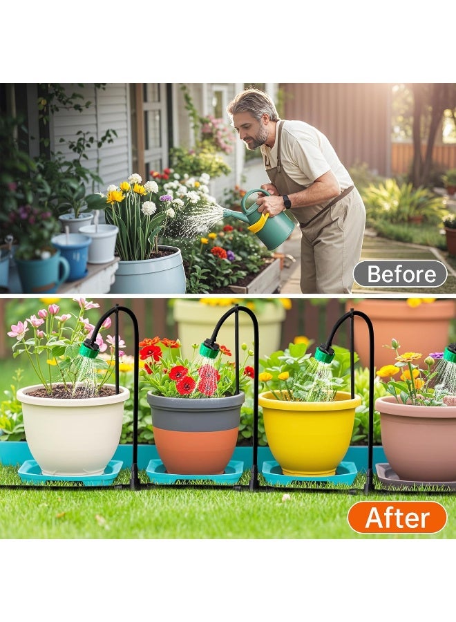 Automatic Solar Drip Irrigation System, Easy to Install, Compatible with Pots, 12 Watering Modes and Anti-Siphon Device (Compatible with 10 Pots, 12 Watering Modes) - Image 2