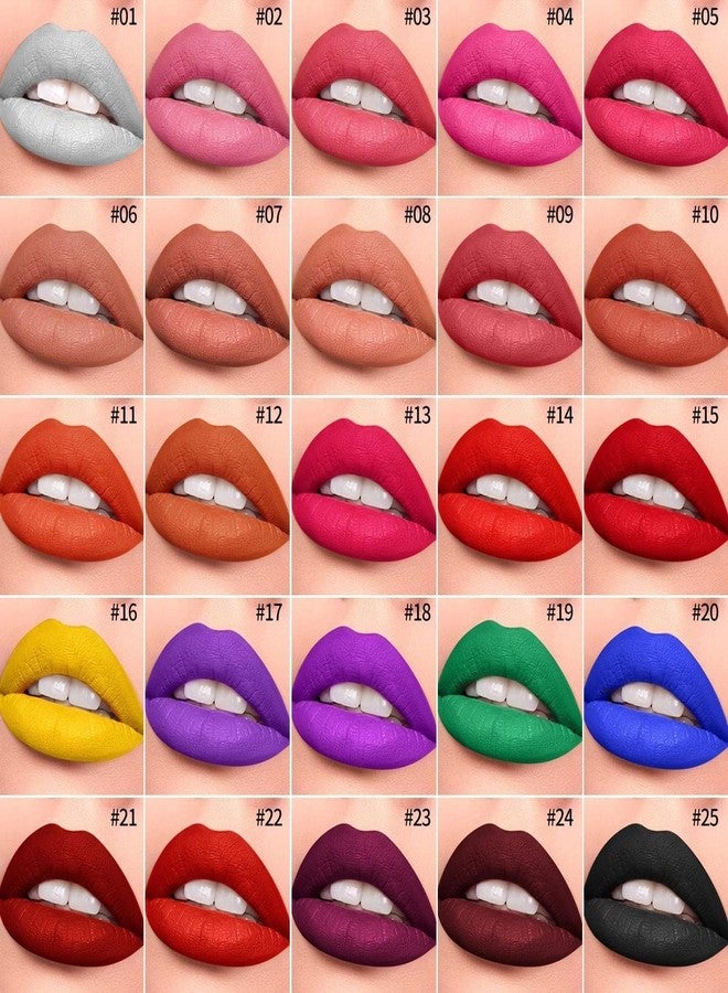 MagicHuda Lip Makeup Palette, #Delci Long Lasting Wear Lip Care Moisturizing Lipstick Set,Pigmented Festival Halloween Body Face Paint 25 Colors, Makeup For Girl/Women/Kids-All Skin - Image 3