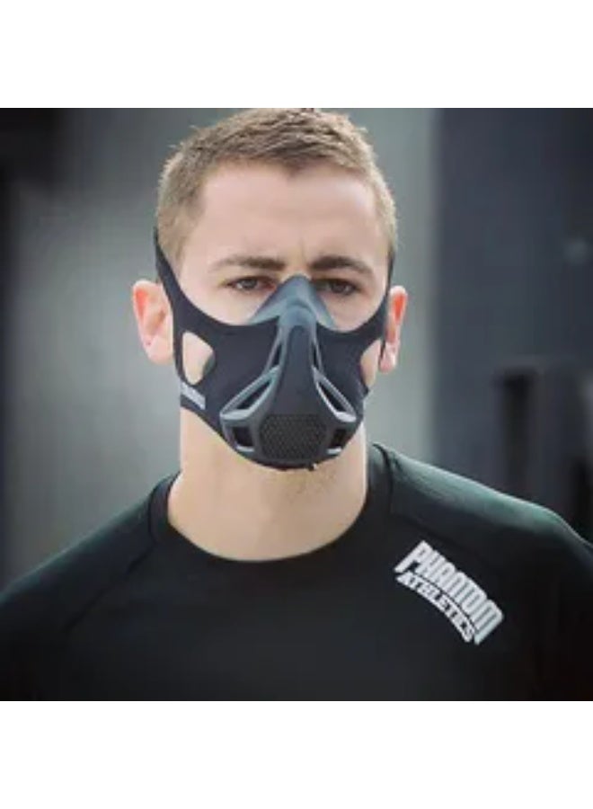 فانتوم قناع تدريب تنفّس رياضي – ماسك مقاومة للتنفس لرفع كفاءة اللياقة - Image 5