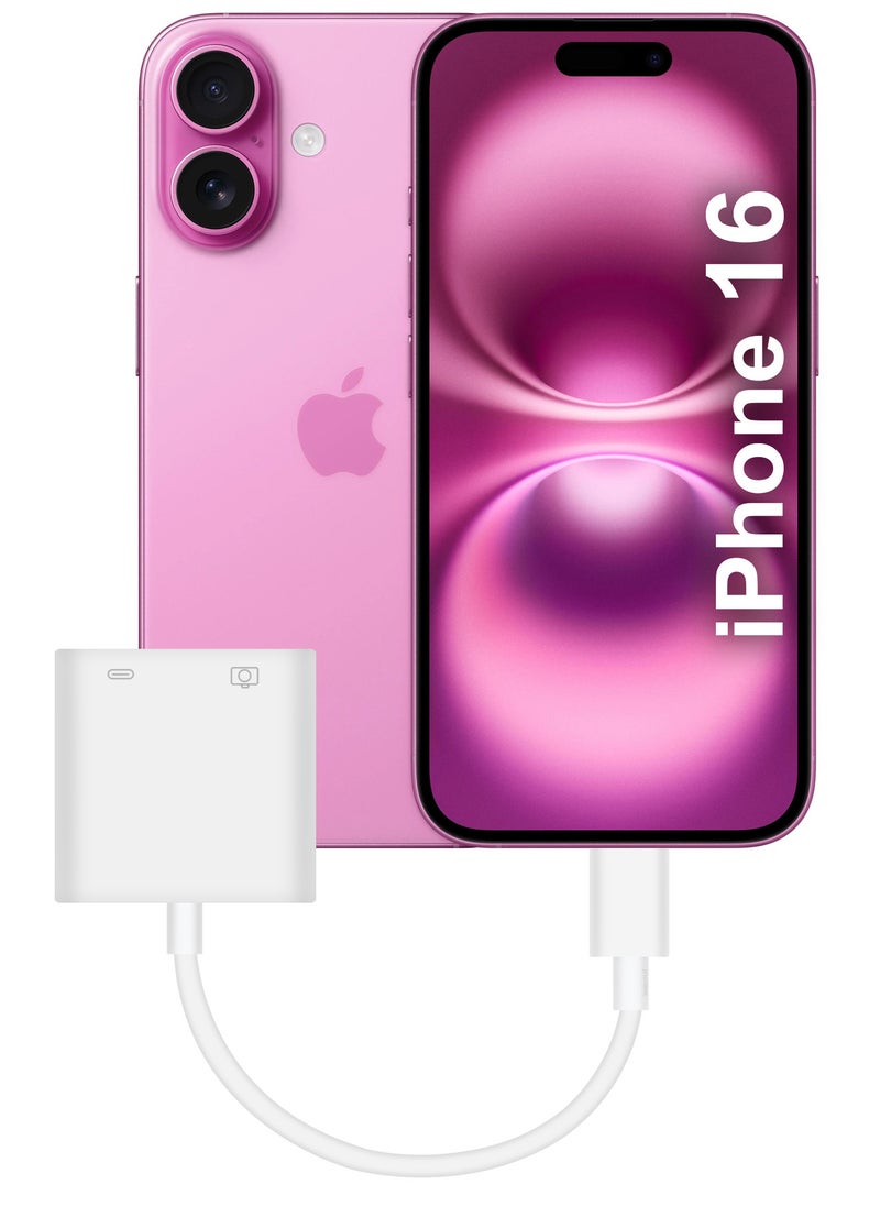 (For Apple iPhone 16) USB-C Camera Adapter Plug and Play 3.0 OTG Adapter with Charging Port Support Card Reader, USB Flash Drive, Keyboard and Mouse  - Image 1