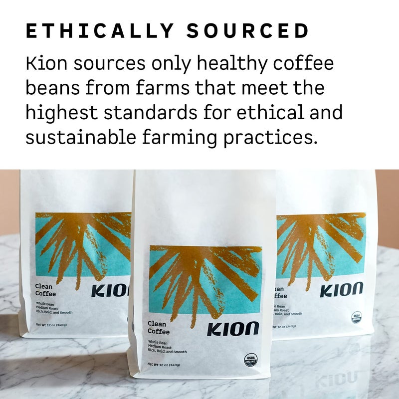Kion Organic Ground Coffee, Tested for Toxins, Ethically Sourced, Rich, Bold, and Smooth, Medium Roast 12 Oz (1 Pack) - Image 5
