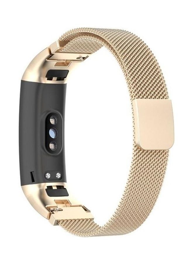 NIBEMINENT - Milanese Wristband For Huawei Honor 4 & 5 Champagne Gold - Image 1