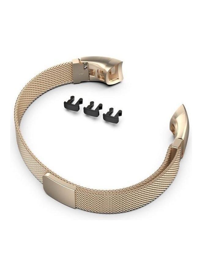 NIBEMINENT - Milanese Wristband For Huawei Honor 4 & 5 Champagne Gold - Image 1
