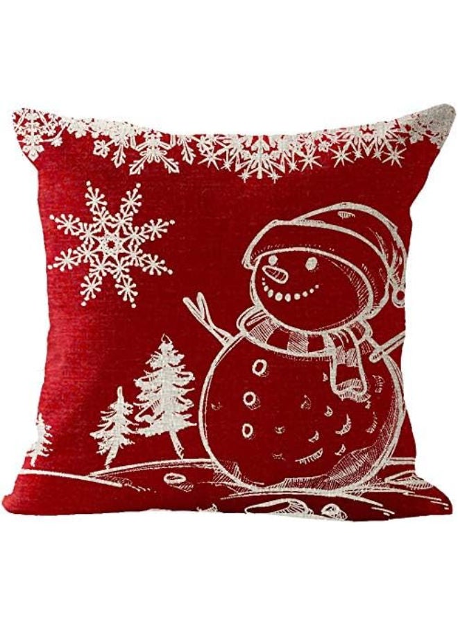 Merry Christmas Cushion Covers Set of 4 - 45 x 45 cm - Image 3