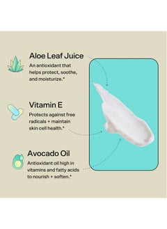 Bubble Skincare Slam Dunk Bundle Hydrating Face Cream For Dry Skin Made With Vitamin E + Aloe Vera Juice For A Glowing Complexion Skin Care With Blue Light Protection (50Ml + 10Ml, 2 Count)  - Image 5