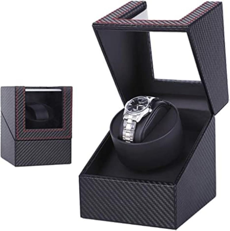 BucketList Watch Box - Organizer for Men and Women (Single Watch Winder) - Image 1