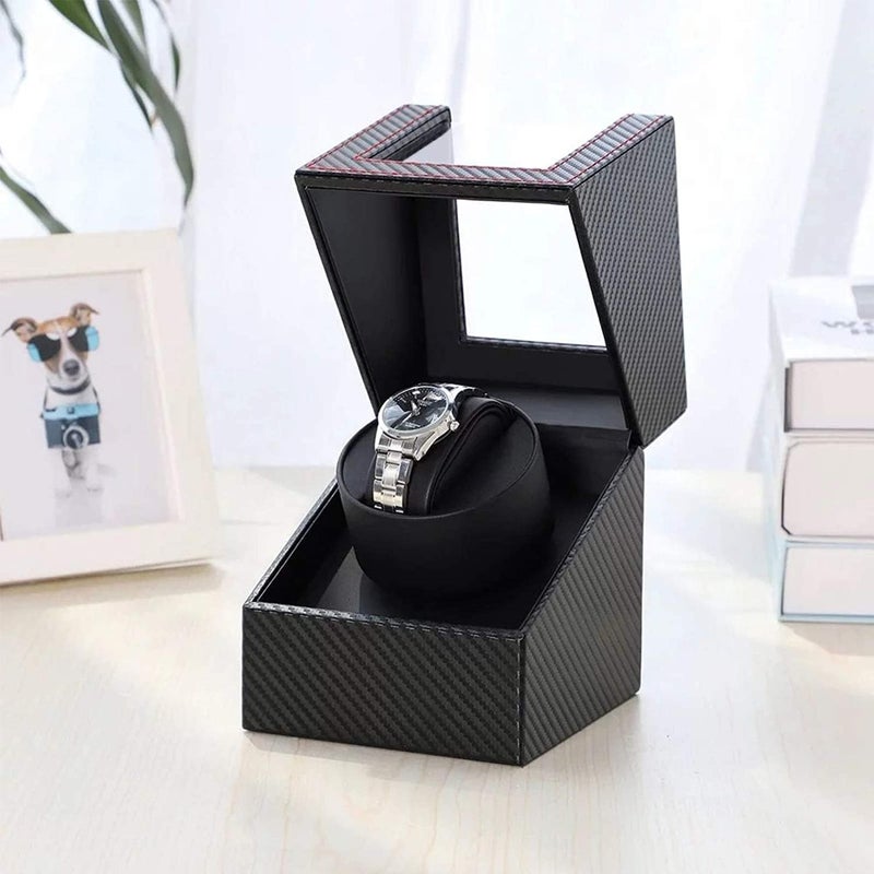 BucketList Watch Box - Organizer for Men and Women (Single Watch Winder) - Image 2