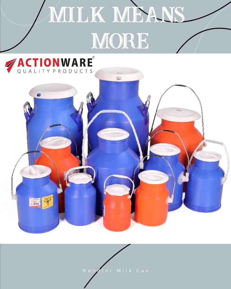 Actionware CN551 5 litre Unbreakable Plastic milk container - Image 3