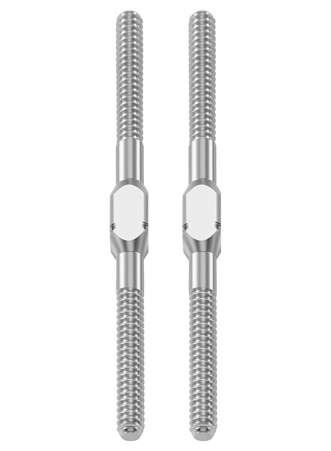 RCHUBAM RC Turnbuckles Camber Links 1Pair 14mm - 50mm 2PCS Steering Linkage Tie Rods (M3) for 1/10 TRX-4 RC Slash 4X4 1/10 RC Car Upgrades Part (35mm) - Image 1