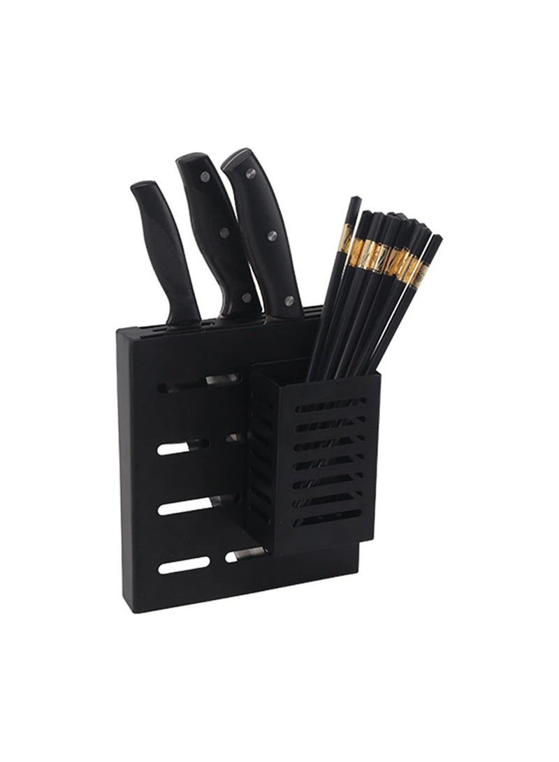 GGOOT Knife Holder Multi-Funtional Wall Mount Knife Block Chopsticks Organizer Set for Kitchen Storage - Image 1