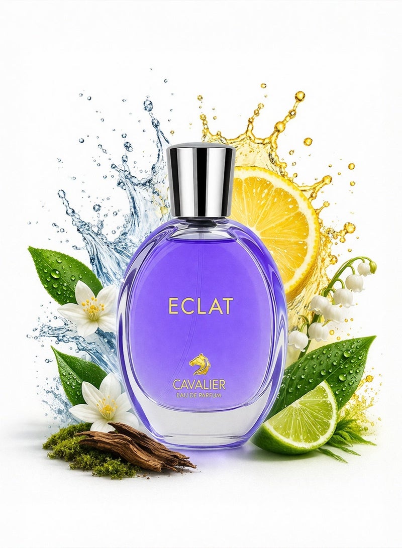 كافاليير بيرفيوم عطر نسائي فاخر كافاليير إيكلا أو دو بارفان 100 مل | عطر نسائي يدوم طويلاً برائحة أنيقة وخضراء ومسكية مع لمسة زهرية منعشة - Image 1