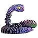 UXBSTM 24in 3D Printed Snake Toys Flexible 3D Printed Animal Fidget ADHD Snake Toys Perfect Desk Pet for Animal Collectors Easter Basket Essentials Easter Basket Stuffers - Image 2