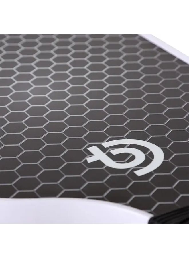 2 Pack Carbon Fiber Pickleball Paddles with Honeycomb Core Non Slip Grip 4 Balls Case Gray - Image 4