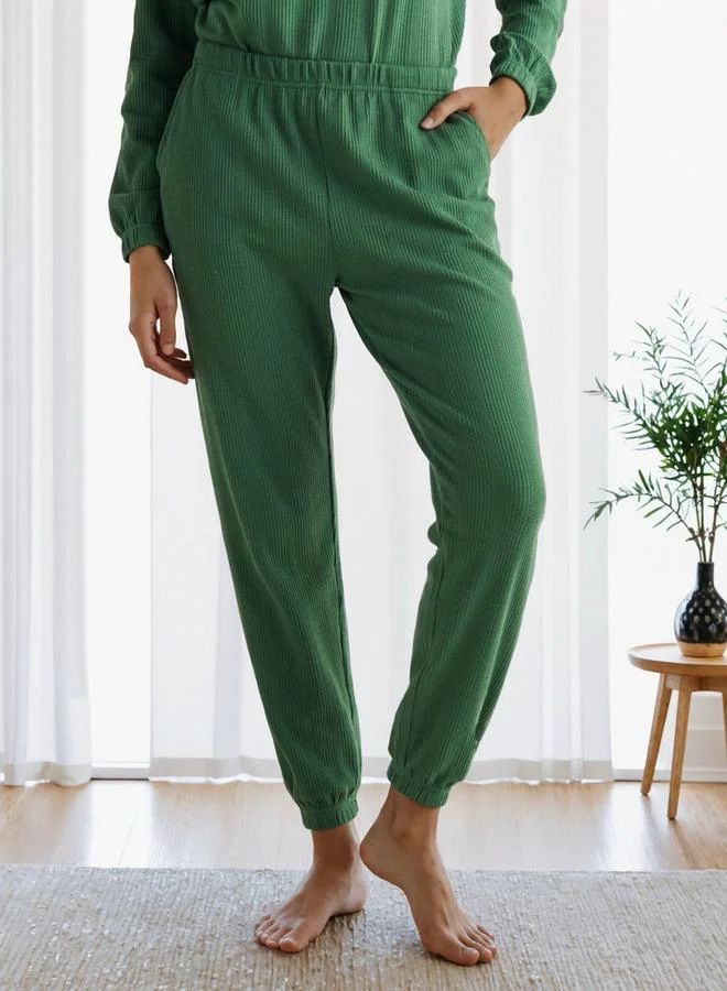 سبلاش فيڤ طقم بيجاما بنقشة الوافل