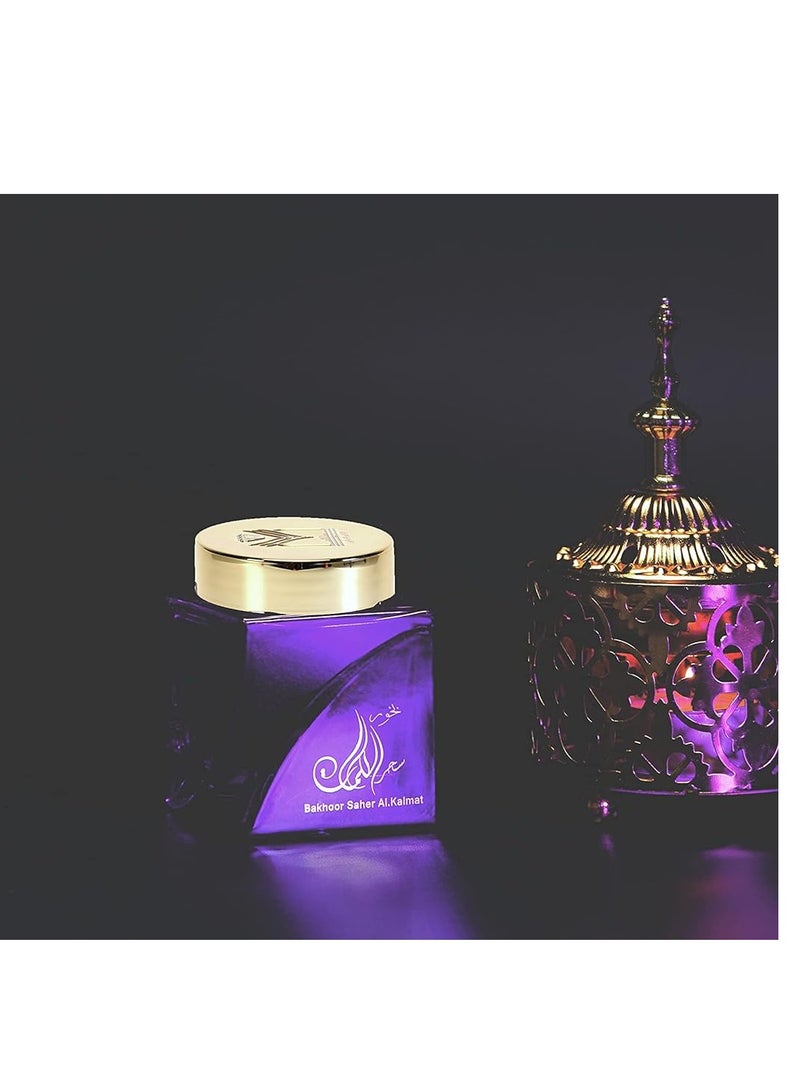 ALMAS Bakhour Saher Al Kalmat Oud Multicolour 30grams - Image 4
