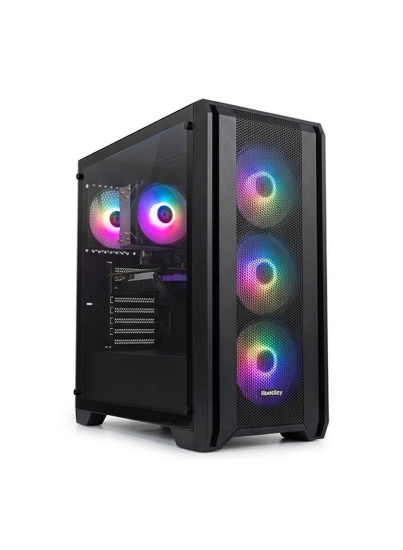 هانتكي بي سي كمبيوتر العاب PC  قيمنق تجميعة احترافية – وبطاقة رسومات نيفيديا جيفورس  GTX 1650 SUPER  - معالج i5 11400F – لوحة الأم H510M– تبريد هوائي+ اربعة مرواح باضاءة – ذاكرة رام 16 جيجا بايت 3200 ميجابايت ذاكرة تخزين 1TB مع نظام تشغيل ويندوز 11 - Image 5