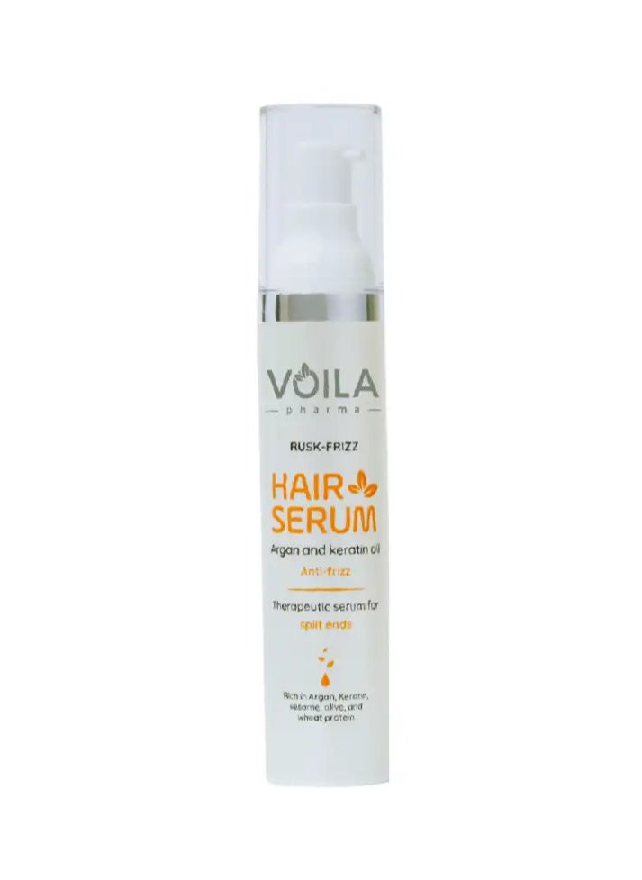 Voila - Voila Pharma Hair Serum Anti-frizz with Argan and keratin oil SPF+30 & 50ml - Image 1