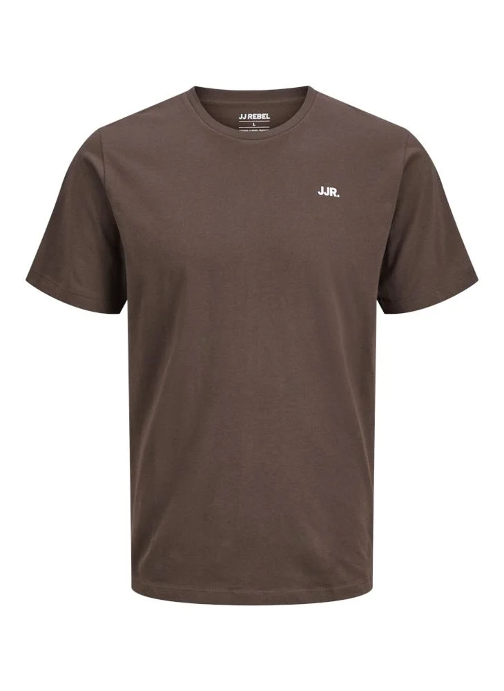 JJ Rebel Brebel Logo  Short Sleeve Crew Neck  T-Shirt