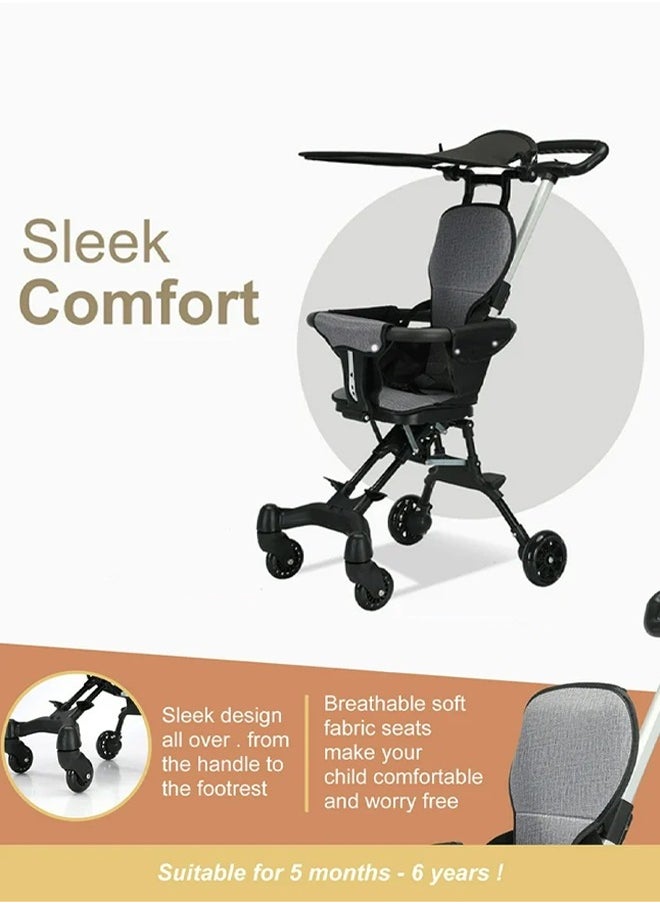 Occuwzz Baby Stroller Travel Stroller Lightweight Foldable Baby Carry Two-Way Portable Baby Stroller  - Image 4