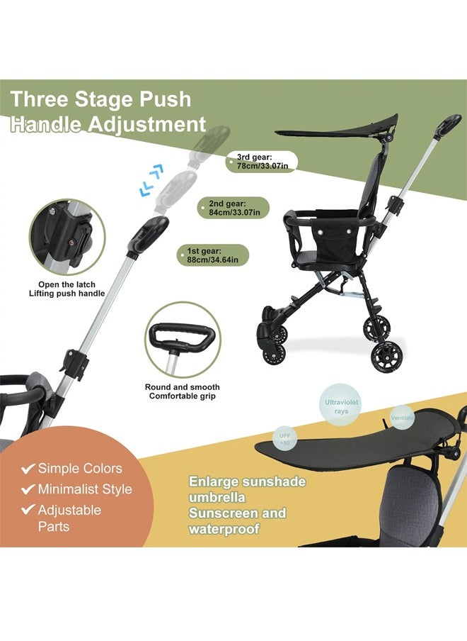 Baby Stroller Travel Stroller Lightweight Foldable Baby Carry Two-Way Portable Baby Stroller