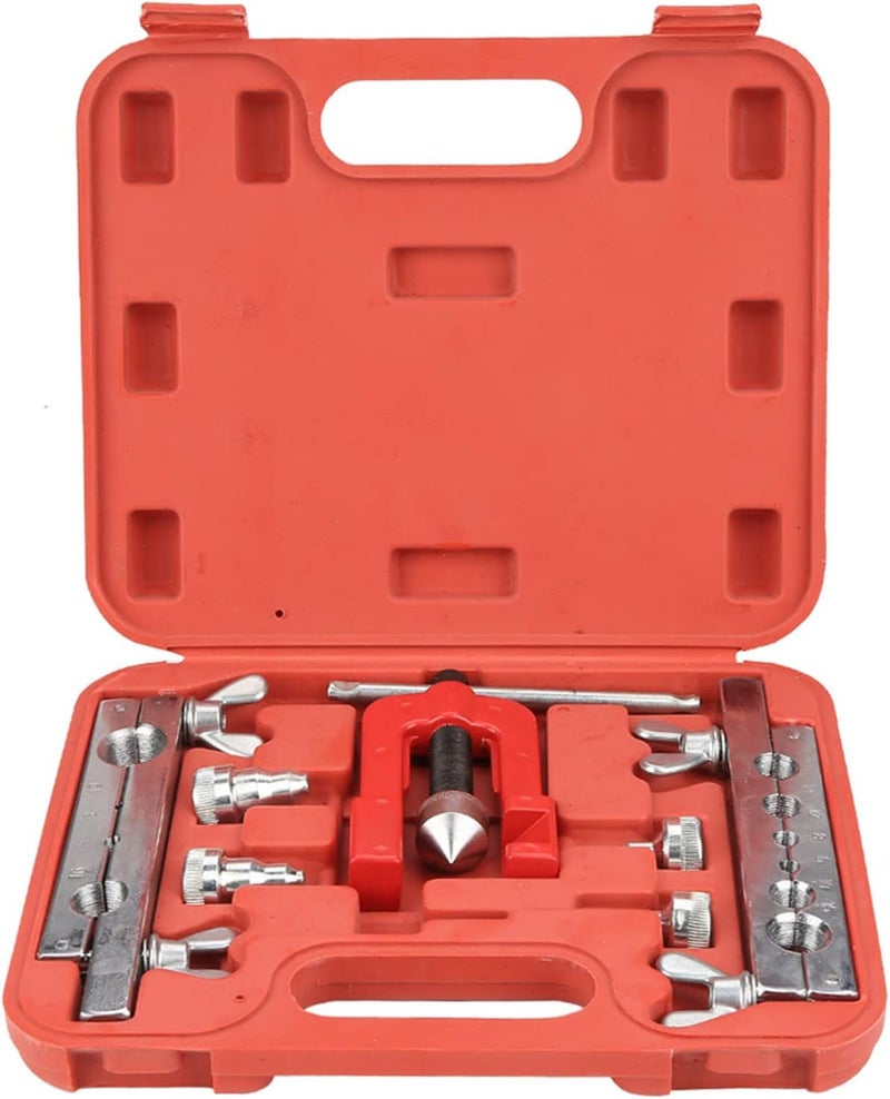 3 16mm Manual Pipe Flaring Expander Tool, Tube Swaging Kit with Copper Heads, Heavy Duty Alloy Steel Construction for Air Conditioning and Refrigerator Maintenance, Includes - Image 1