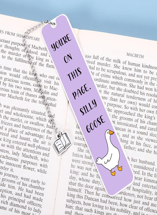 Pmeixcy Bookmarks for Women, Cute Animal Bookmark, Purple Reading Accessories, Fun Gifts for Book Lovers, Halloween Bookmark - Image 2