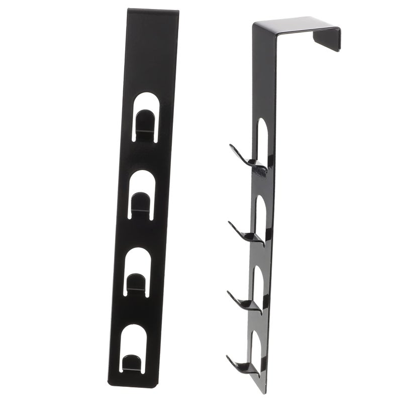 2 Prong Over The Door Hooks For Towels And Clothes Space Saving For Bathroom Bedroom - Image 2