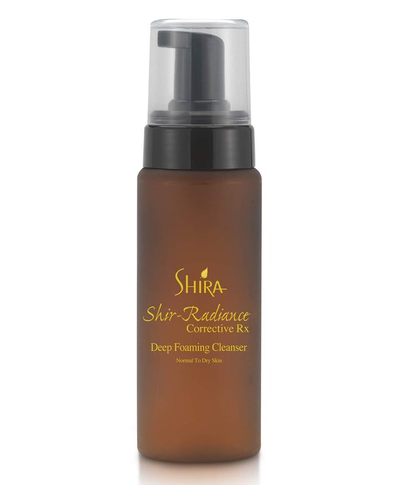Shira ShirRadiance Corrective RX Deep Foaming Cleansing Face Wash For Balanced Skin PH Skin Brighting Deep Pore Cleansing for Normal to Dry Skin 200ml