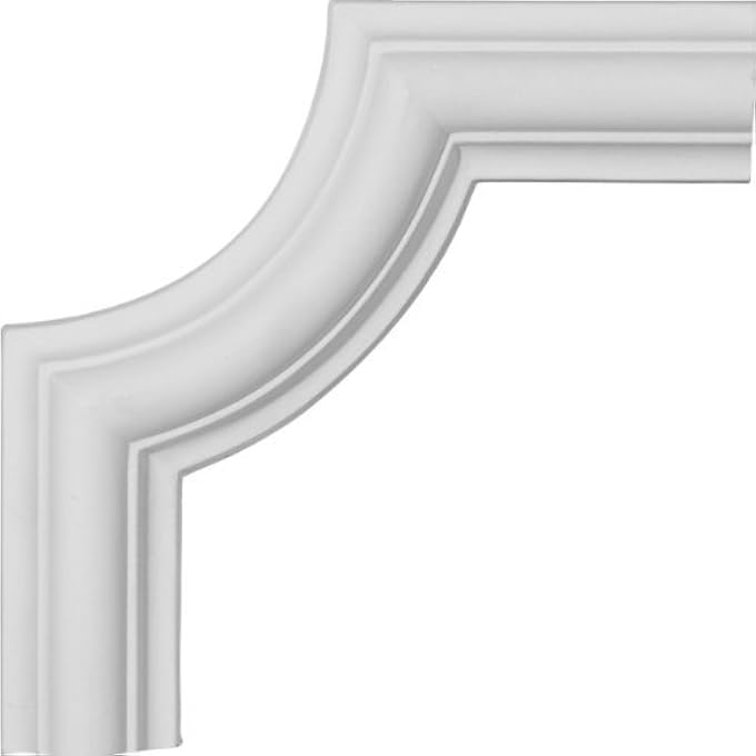 PML06X06AS-CASE-4 ASHFORD CORNER (4-PACK) PANEL MOULDING, 6 1/8"W X 6 1/8"H, PRIMED
