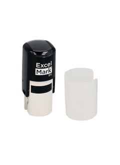 ExcelMark Smiley Face Excelmark Selfinking Round Teacher Stamp Purple Ink  - Image 4