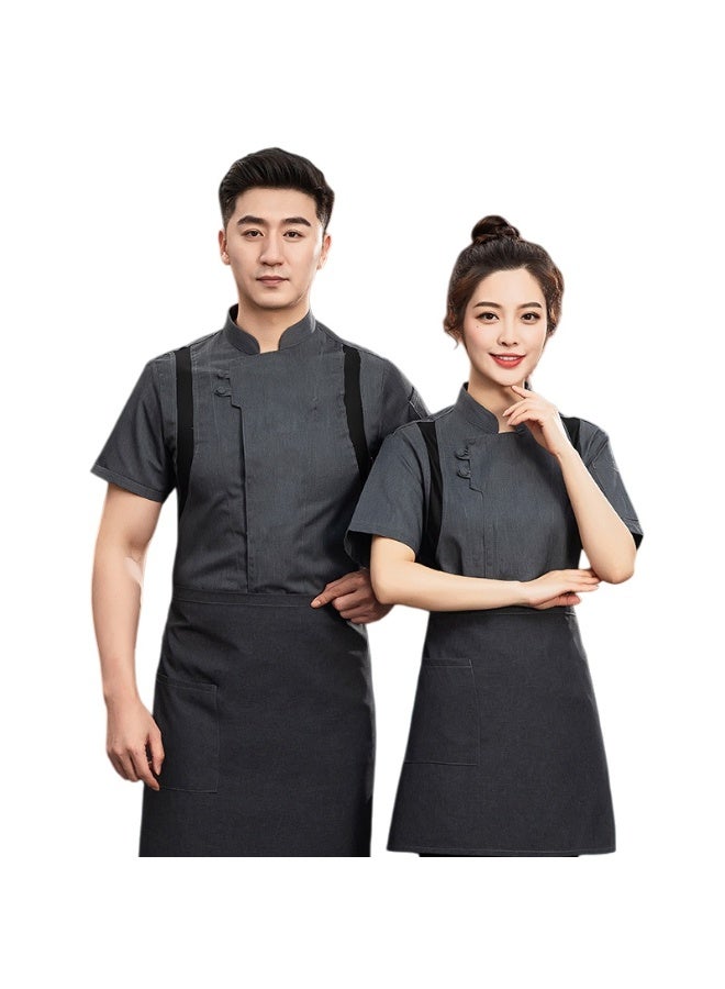 KUYING New Chef Workwear Top+Apron Set - Image 1