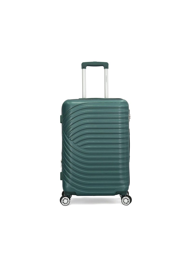 GIORDANO Hardshell Luggage Double Spinner Trolley Bag 5 Pieces Set,Green (BC-12",BC-14",S-20",M-24",L-28")  - Image 3
