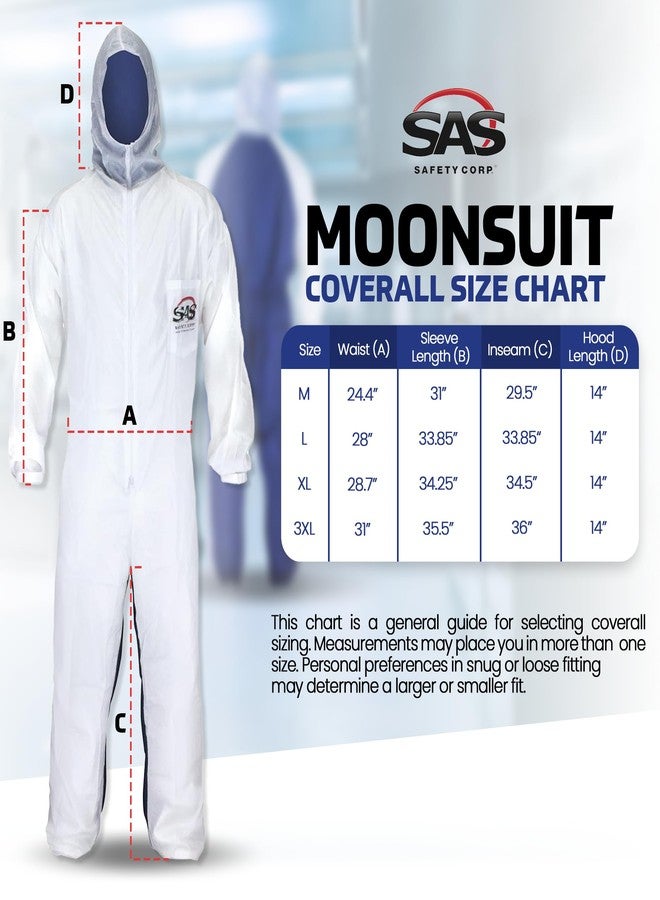 ساس بدلة قمرية من النايلون والقطن من SAS Safety 6939، مقاس كبير جدًا - Image 5