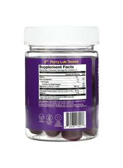 Natural Stacks Natural Stacks, Magnesium Gummies, Sleep, Mixed Berry, 30 Vegan Gummies  - Image 2