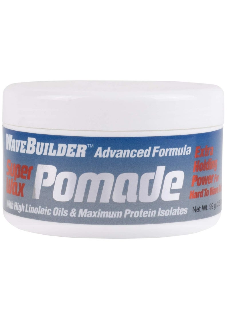 Wavebuilder WAVEBUILDER Advanced Formula Super Wax Pomade 3.5 OZ  - Image 1