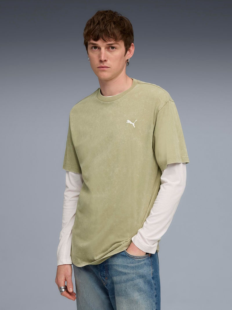 Puma Essentials Elevated Relaxed Washed T-Shirt - Image 1