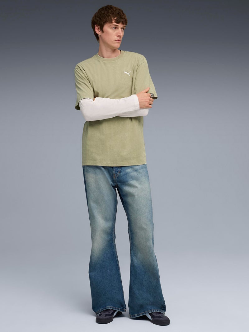Puma Essentials Elevated Relaxed Washed T-Shirt - Image 2