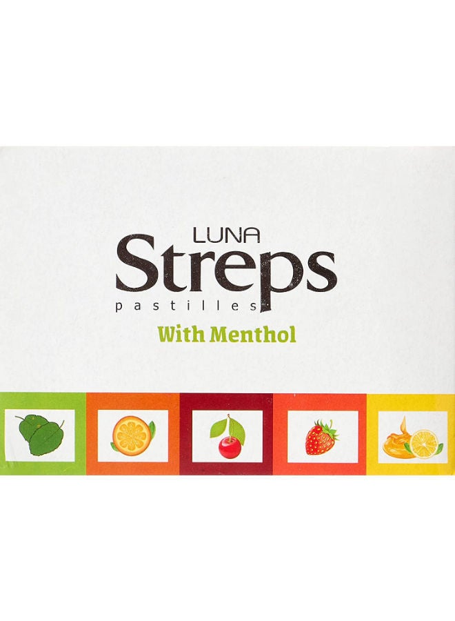 100 Pieces Streps Pastilles Lemon With Honey