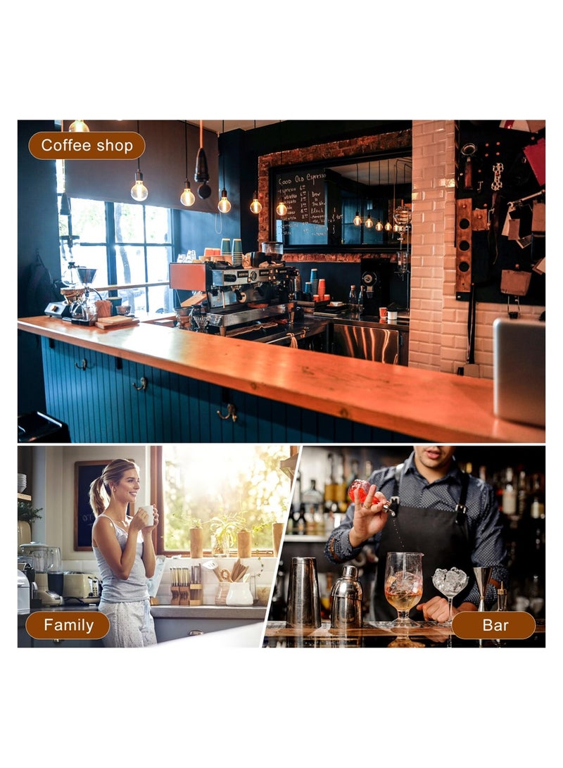 Excefore Vietnamese Coffee Filter Set, Pour Over Vietnamese Coffee Dripper, Stainless Steel Traditional Drip Coffee Reusable Filter Cup, Filter Paper Free Portable Coffee Maker for Office Home - Image 5