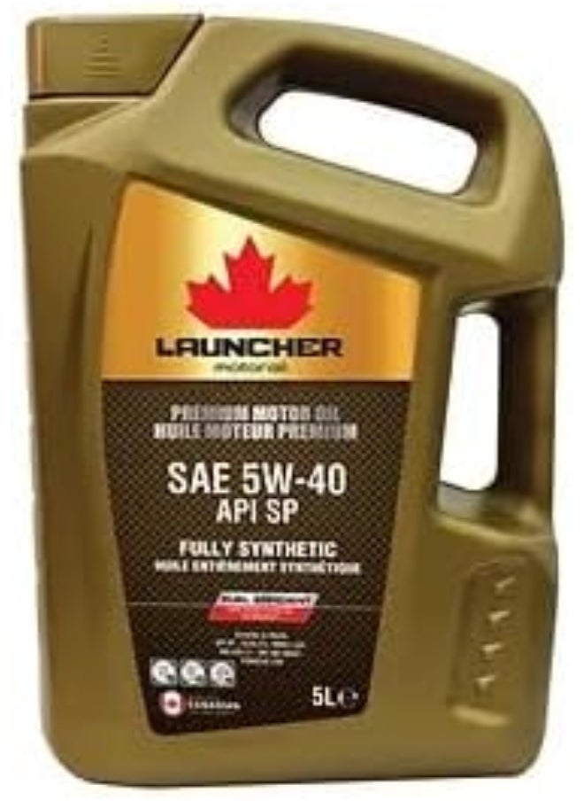 Generic LAUNCHER 5W-40 Full Synthetic Motor Oil, 5L 