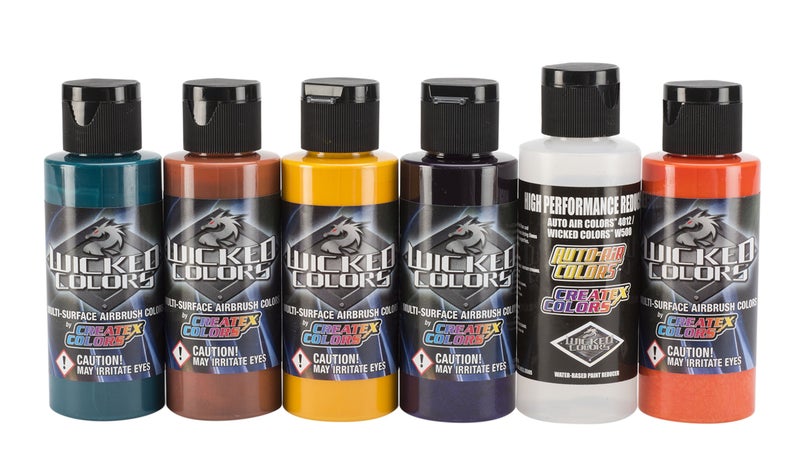 Wicked Colors W104-00 2-Ounce Wicked Secondary Set Airbrush - Image 1