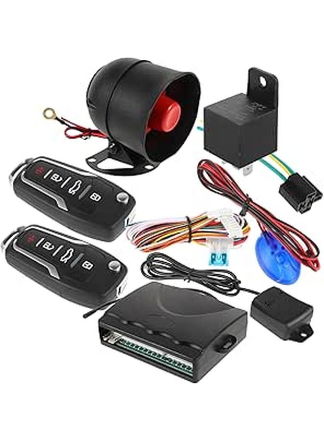 Keyless Entry Car Alarm Security System with Remote Start Anti Theft Protection Easy Installation - Image 1
