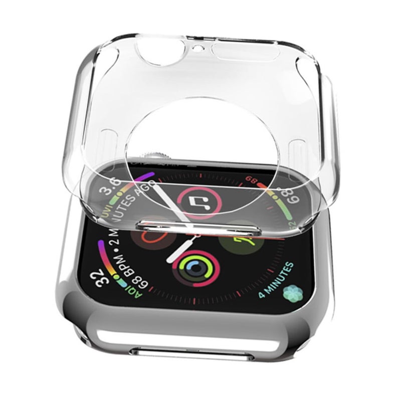 Transparent TPU Frame Protector Case Compatible with Charging and Band Swaps Lightweight Anti Scratch - Image 2